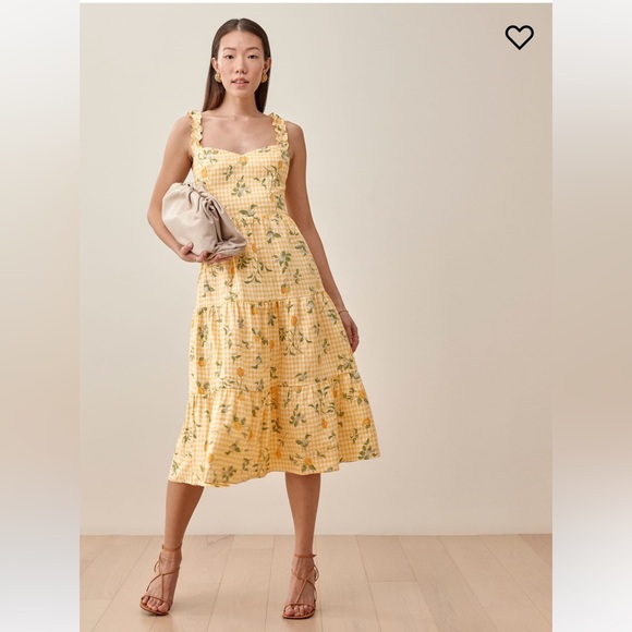 Reformation Montecito Linen Dress - Picture 2 of 7